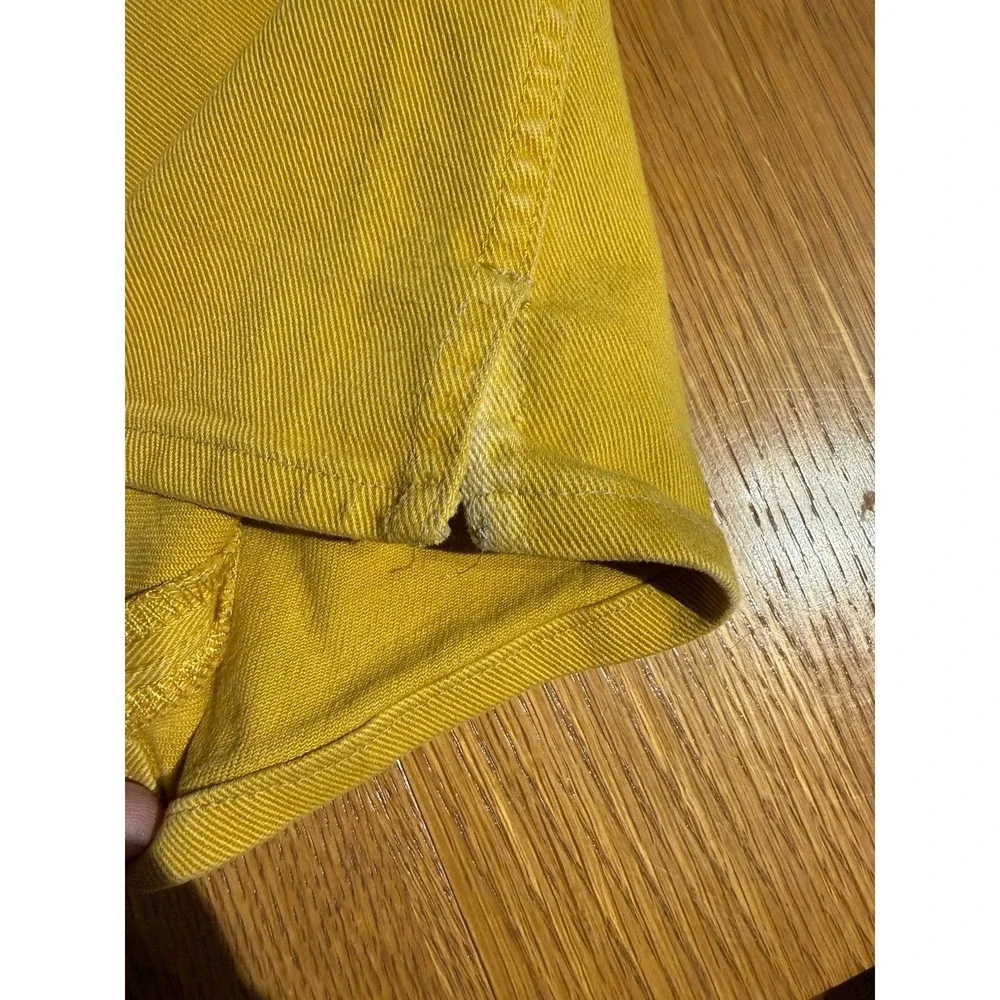 Levis 514 Jeans‎ Mens 30x32 Mustard Yellow Straight Fit Denim Rodeo Ranch Farm